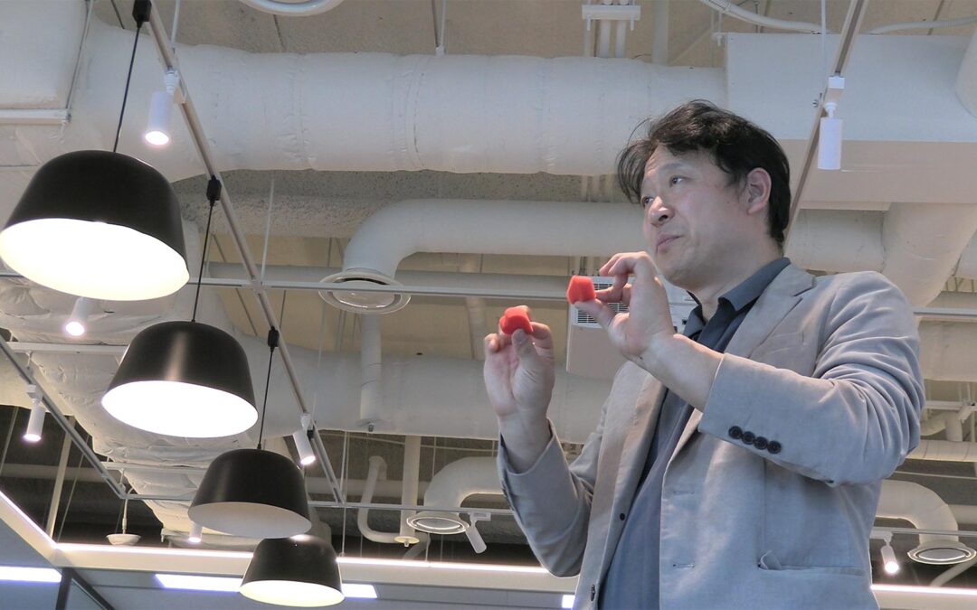 스펀지 3단 콤보 마술 시연 테스트